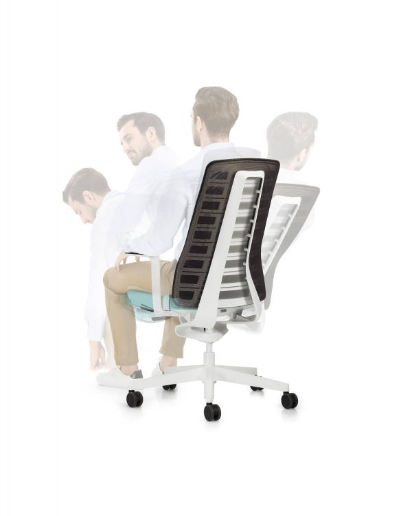Умное офисное кресло PUREis3 для активного сидения